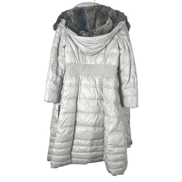 Laundry By Design Faux Fur Hooded Puffer Parka Jacket Size S - Picture 2 of 14